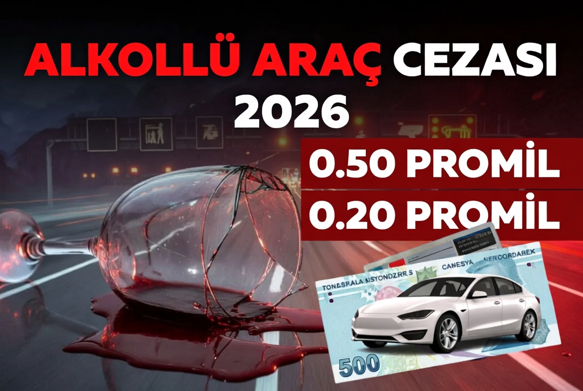 Alkollü Araç Kullanma Cezası 2026: Promil Sınırı, Para Cezası ve Ehliyete El Konma Süreleri
